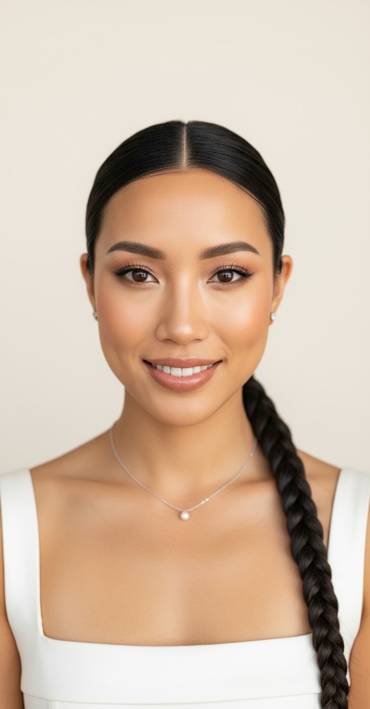 After Cornrow Ponytail